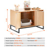 Uimoso Cat Litter Box Enclosure Hidden Litter Box Furniture 31.5"L x 20"W x 22"H
