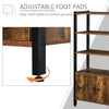 Multifunctional Bookshelf Storage Cabinet Bookcase w/ Display Shelves & Cupboard