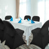 10x White Black Folding Chair Covers Spandex Wedding Chair Slipcovers Protector
