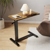 Rolling Cart Overbed Bedside Table Anti-slip Tilting Tray Laptop Stand Storage