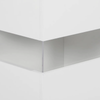 White High Gloss LED Sideboard Storage Cabinet with 4 Drawers and Cupboards
