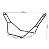 Hammock Stand Only Heavy Duty 150kg Steel Frame Hanging Hooks Indoor Outdoor