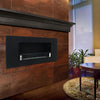 Wall/ Insert Fire Flame Bio Ethanol Stainless Steel Glass Fire Fireplace