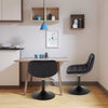 1/2/4x Adjustable Breakfast Bar Stool Gas Lift Swivel Velvet Padded Barstool Pub