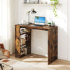 Modern Simple Home Office Desk 90cm Computer Desk-Coffee