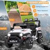 Kids Battery Powered Car Toy 12V Electric Ride on Car Truck-White