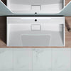Modern Bathroom Wash Basin Sink Stone Resin Countertop Wall Hung Full Size Range