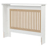 Small Medium Large Radiator Cover Vertical Slatted Grill Wooden Heating Cabinet