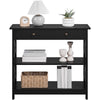 Console Table with Drawer Sofa Table for Entryway Hallway Living Room Furniture