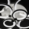 Ring Geometric Design Flush Mount Lighting Fixture Home Ceiling Light Chandelier