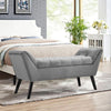 Upholstered Chaise Longue Ottoman Bench Padded Seat Window Seat Accent Bedroom