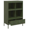 Highboard Olive Green 68x39x101.5 Cold-rolled Steel O8C7