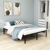 Heavy Duty Metal Platform Bed Frame King Size with Under Bed Storage
