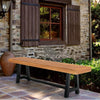 Garden 1 Piece Acacia Wood Picnic Dining Chair Bench Outdoor Indoor Furniture