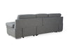 Brand New Universal Corner Sofabed in Grey with Storage and Pullout Bed Area