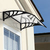 DOOR CANOPY AWNING SHELTER ROOF FRONT BACK PORCH OUTDOOR SHADE PATIO ROOF 4SIZES