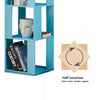 190cm Rotating Bookcase, Freestanding Bookshelf for Living Room, Corner Bookcase