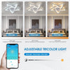 LED Ceiling Fan with Light Lighting Adjustable Wind Speed With Remote Control Xz