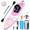 Pink 11FT SUP Paddle Board Inflatable Sports Surfboard Kayak Seat Complete Kit