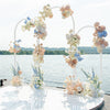 Strong Metal Arch Backdrop Stand Set of 3 Stand with Case Connection for Wedding