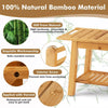 Shower Seat Bench Bathroom Seat Stool Elderly Disabled 2-Tier Organizer Stool