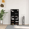 Shoe Cabinets 2 pcs Black Oak 52.5x30x50 cm