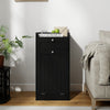 Bathroom Storage Cabinet with Drawer & Removable Hamper-Black