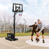 Portable Basketball Hoop 5-Level Height Adjustable Basketball Goal Hoop Stand