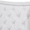 Double Side Bed Faux Leather Upholstered Tufted Button Bed Frame with Drawers
