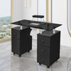 Manicure Table Makeup Dressing Station Nail Desk Workstation Storage Portable