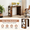 Modern Simple Home Office Desk 90cm Computer Desk-Coffee