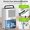 Electric Dehumidifier for Home Portable Quiet Electric Air De-Humidifier 25L/Day
