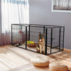 Pet Dog Pen 6 Panel Foldable Cat Puppy Playpen Indoor/Outdoor Enclosure Run Cage