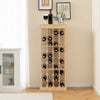 40 Bottles Storage Wine Rack Freestanding Pine Wood Display Shelf Wine Holder