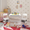 Kids Table and Chairs with Storage Box Children Learning Activity Furniture Set