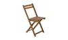 Habitat 2 Seater Folding Wooden Garden Bistro Set - Brown