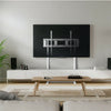 Elegant White TV Floor Stand Flat Panel Screen Adjustable TV Mount Bracket Displ
