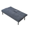Panana Fabric Sofa Bed Sofabed with Drink Holders Recliner Free Bolster Cushions