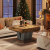 Square Coffee Table, 31.5-Inch Modern Wood Center Tea Table for Living Room