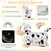 Electric Animal Ride On Toy Kids 6V Battery Plush Ride On Toy with Music