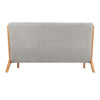 Sofa Couch Solid Wood Chair Soft Flannel Upholstered Seat Living Room Furniture