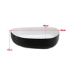 Irregular Ceramic Basin Sit-on Countertop Wash Basin Sink Bathroom Washing Bowl