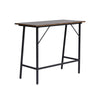 Industrial Rustic Wood Computer Desk Home Office Side Table Vintage Workstation