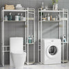 Large Over The Toilet Storage Cabinet Washing Machine Rack Bar Display Organizer