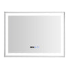 Rectangle LED Demister Bathroom Mirror 3 Color Lights Illuminate Touch Sensor
