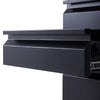 Lockable Filing Cabinet Pedestal Under Desk Storage Unit 3 Drawer Castors Table