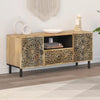 TV Cabinet Stand Entertainment Centre Media Unit Solid Wood Mango vidaXL
