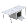 Collapsible Folding Camping Table Outdoor Plastic Storage Case Container Box Bin