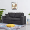 Panana 2 and 3 Seater Sofa Settee Suite in Black Fabric Sofa Deep Seat Couches