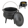 Cast Iron South African Potjie Cooking Stew Crucible Burning Pot Hot Pot Stewpot